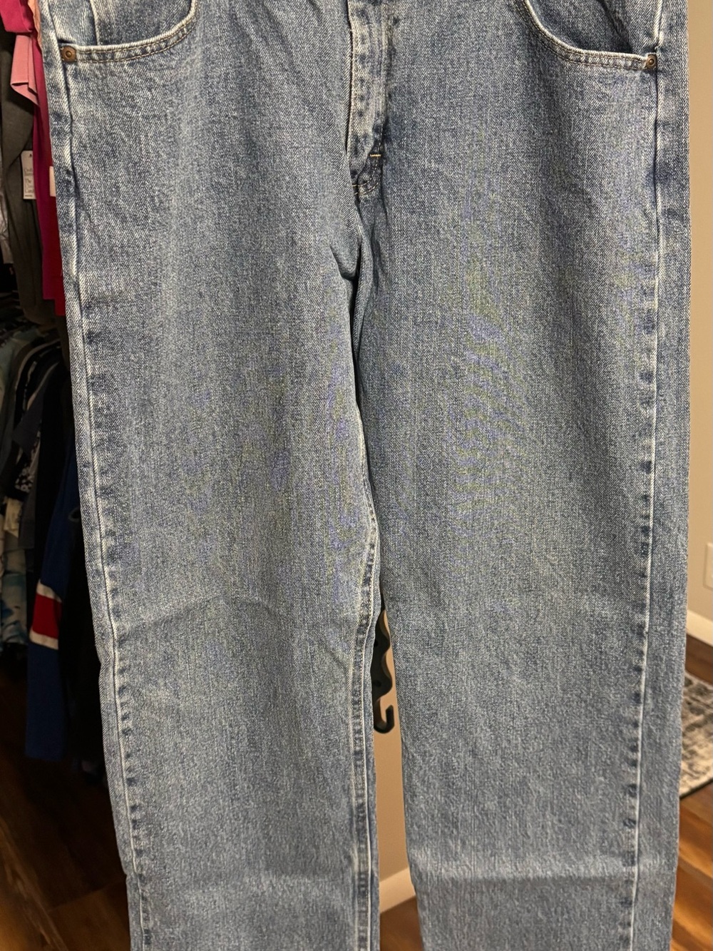 Wrangler Men’s Light Blue Straight Leg Jeans